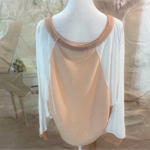 NEW Free People Game Time Tee In Peach - Picture 8 of 11